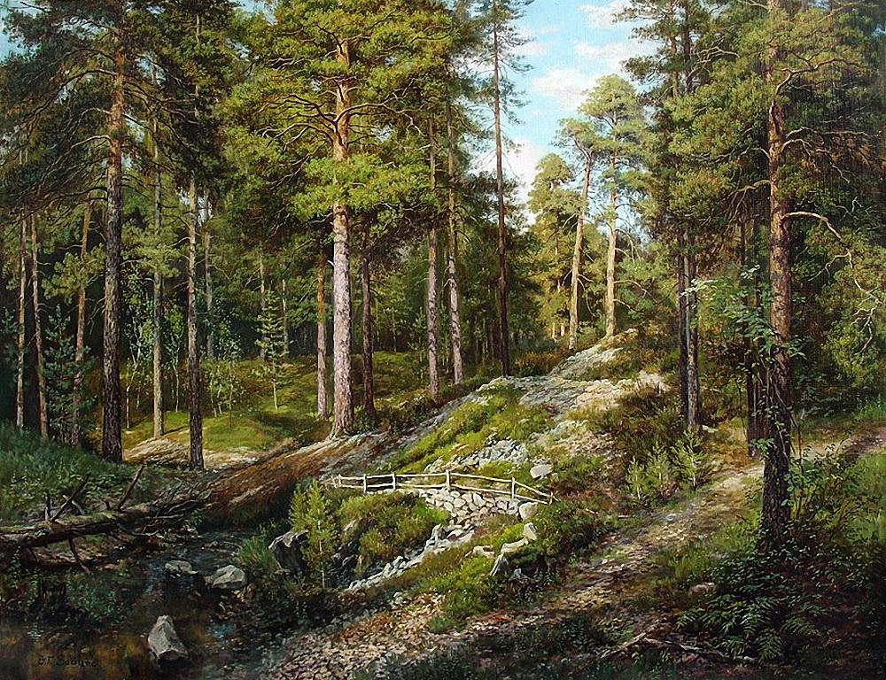 Ивана шишкина на опушке соснового леса 1882