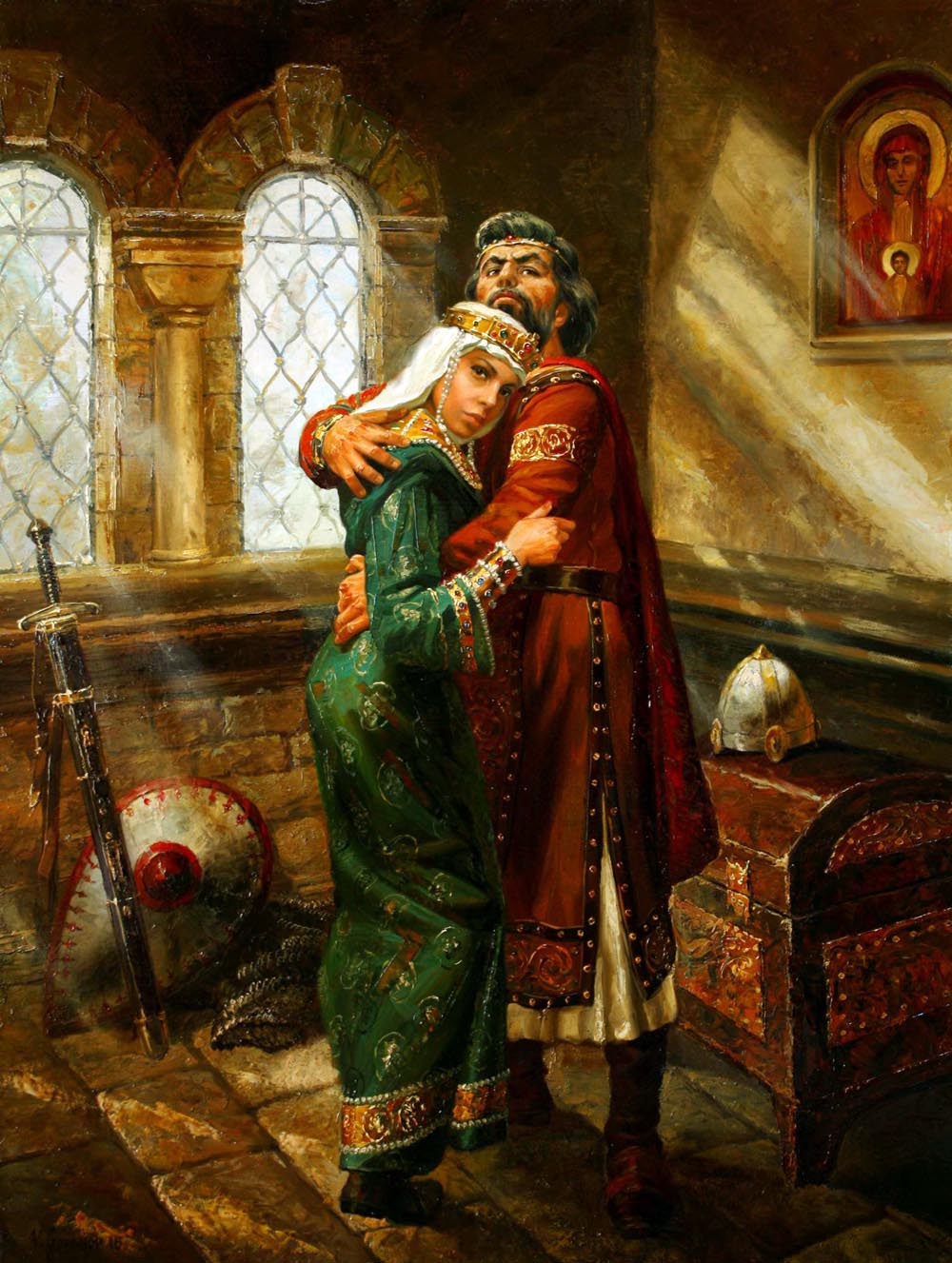 Иван Шишман се Ппрощава с Княгиня Мара