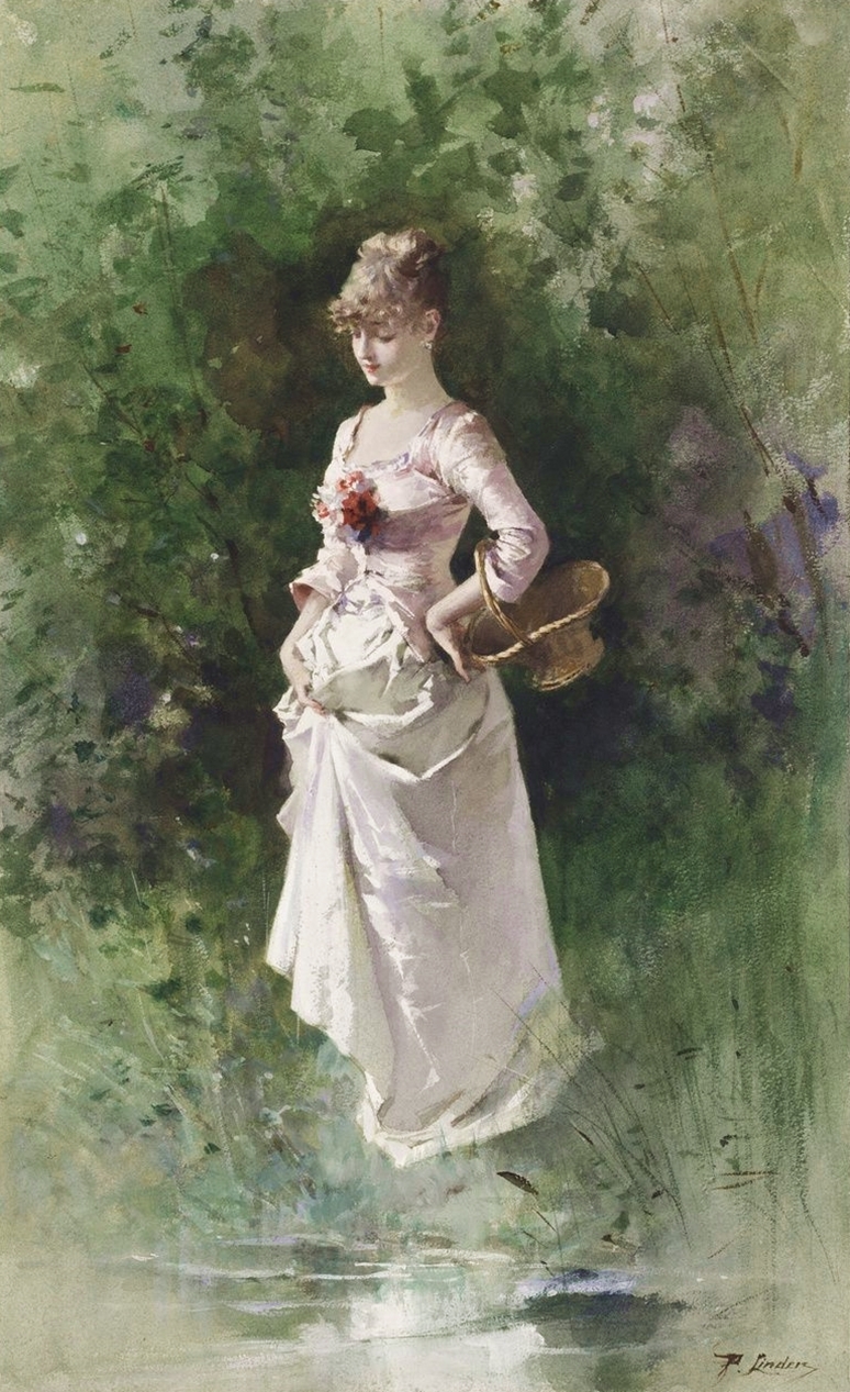 Philippe Jacques LINDER (French, 1835-1914)-Catherine La Rose (2)
