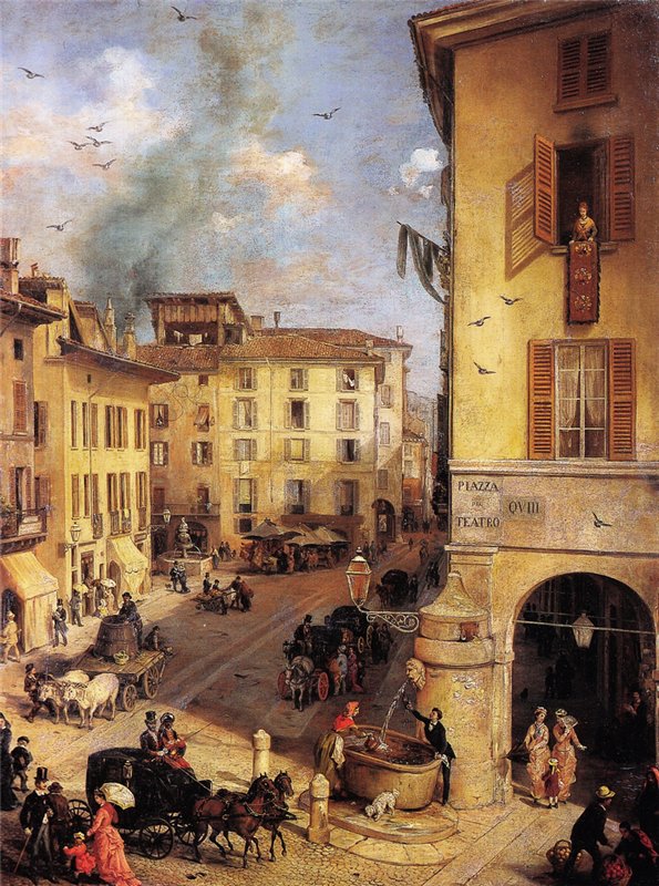 Анджело Ингани (Angelo Inganni),1807-1880.Итальянский художник ...