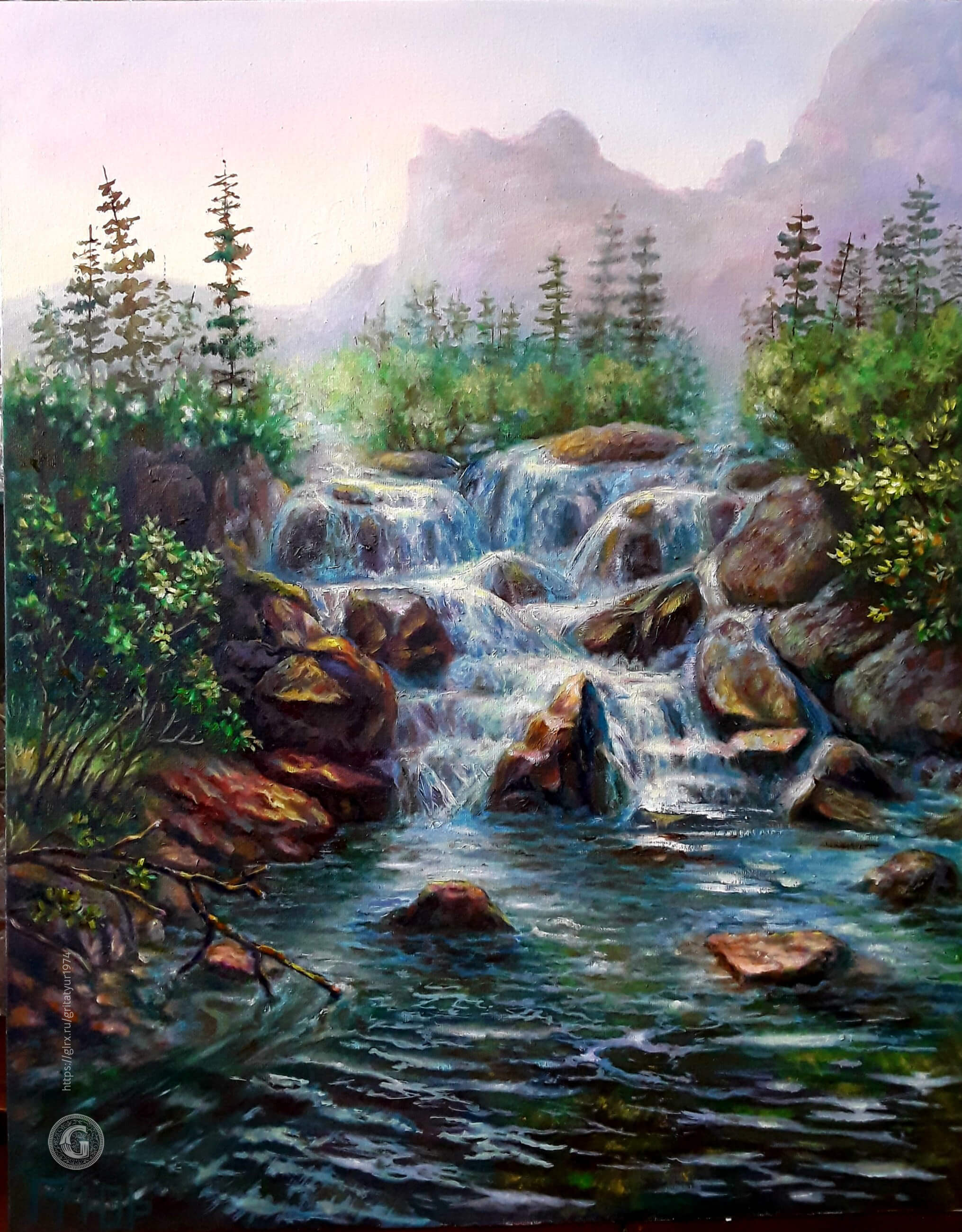 proxlada-s-gor-struitsya-vodopad