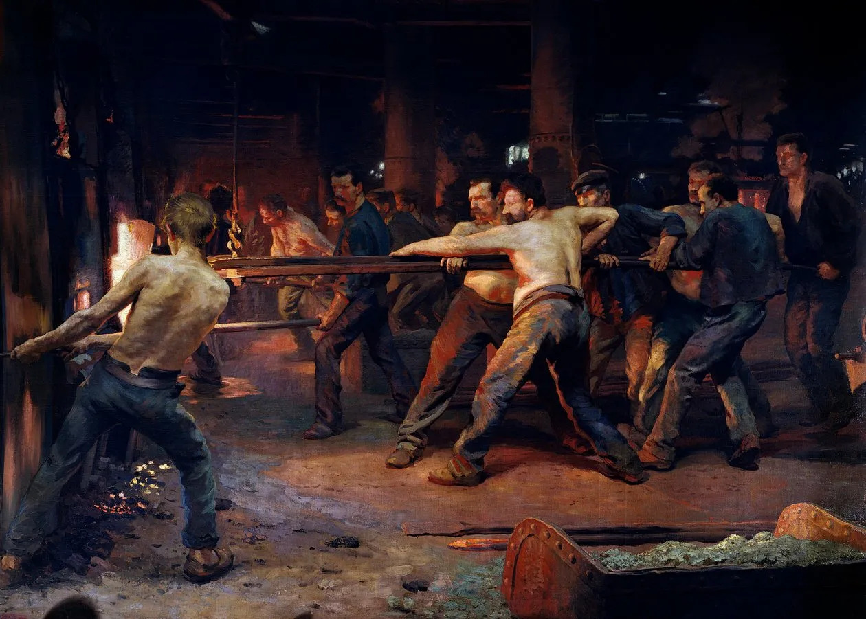 Jean-Andre-Rixens-Workmen-smelte
