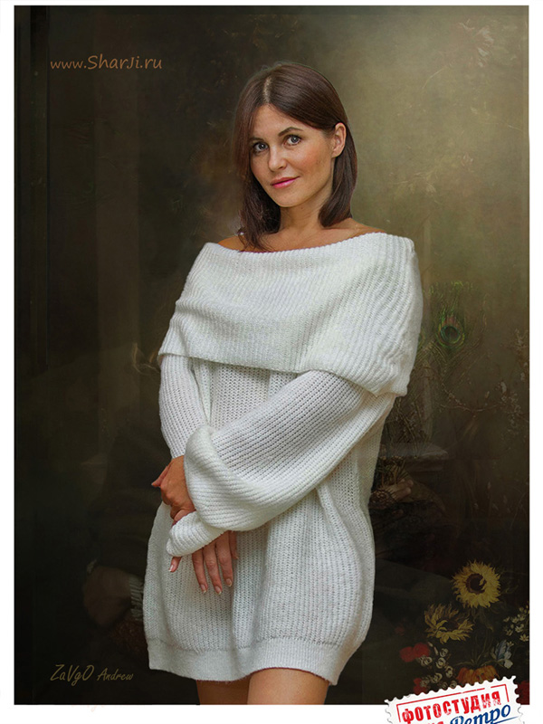 кАрт-портрет в стиле ретро