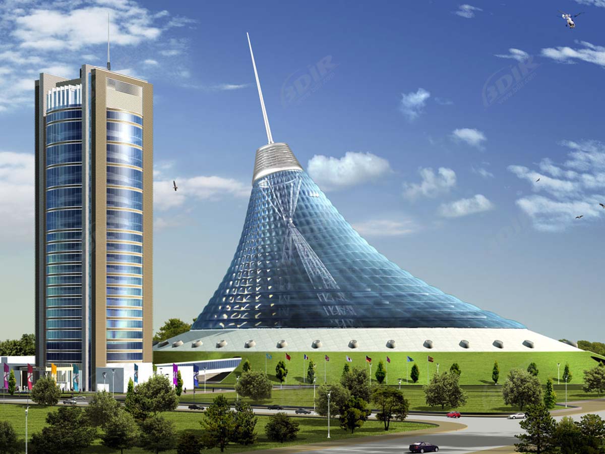 Khan-Shatyr-Entertainment-ETFE-Facade-Dome-Structure-7