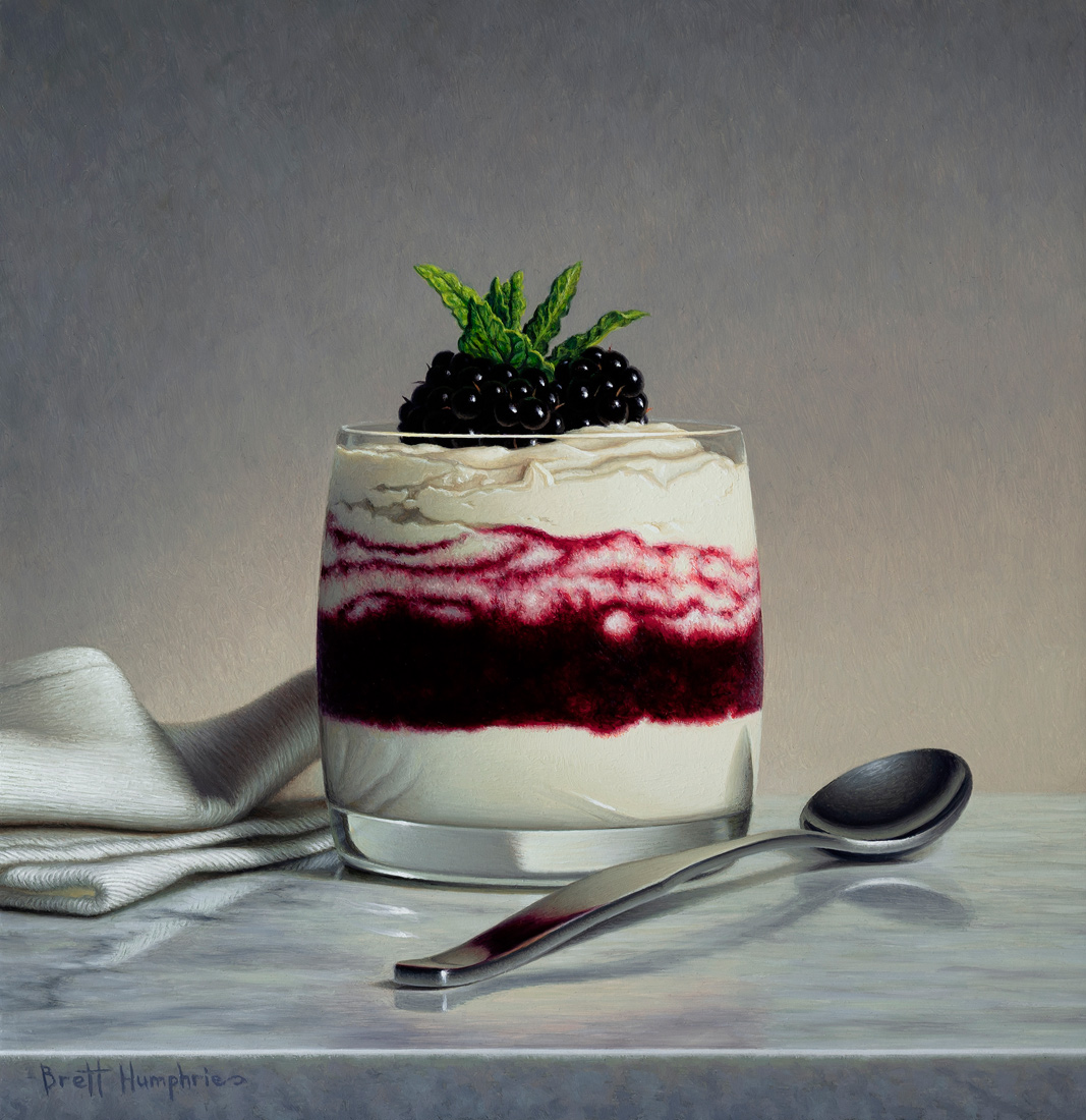 brett-humphries-blackberry-fool-21-x-21.5-cm-original-painting-artist-exhibitions-london-galleries-h