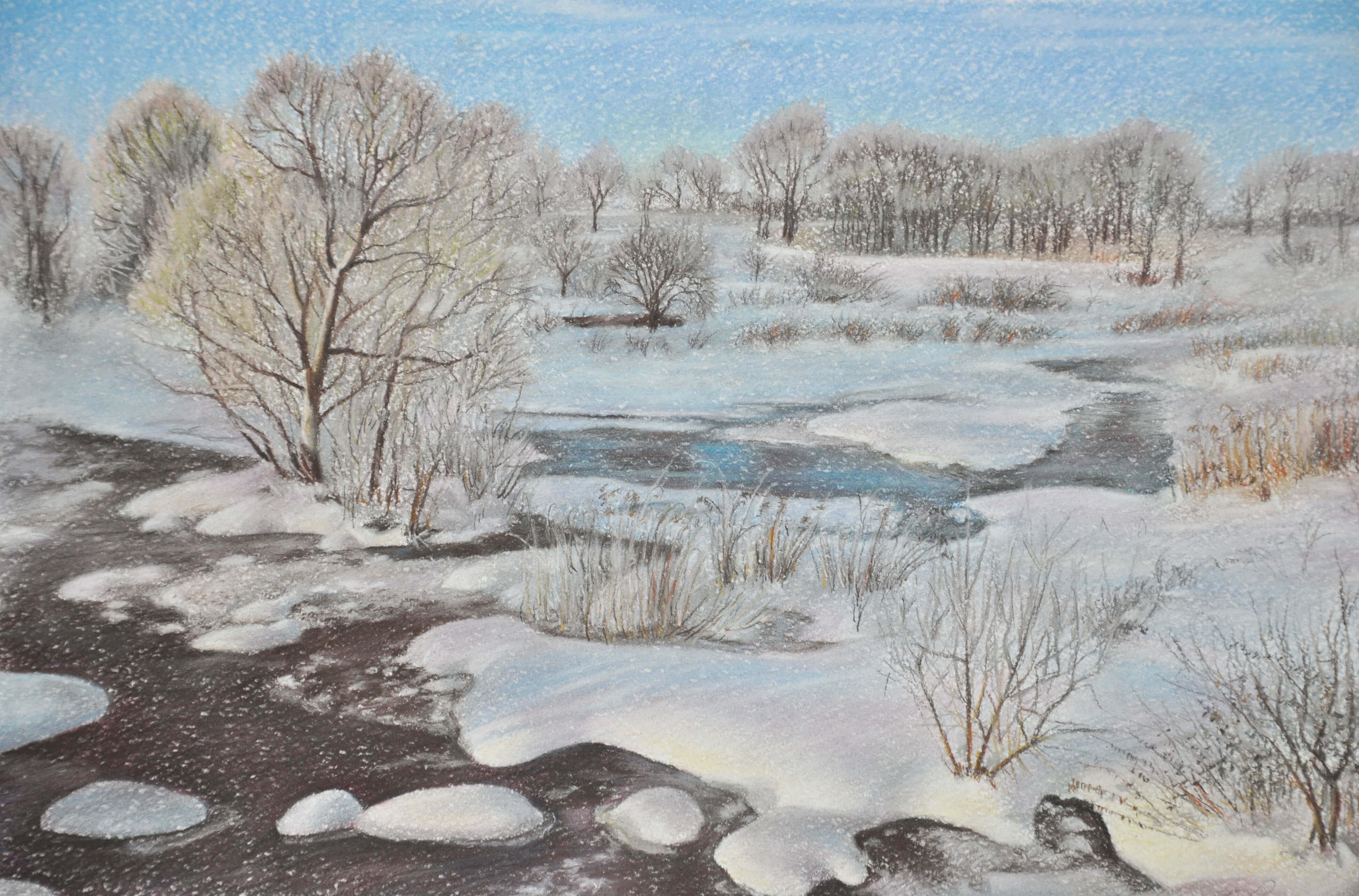 kartina-pastelyu-suzdal-zima