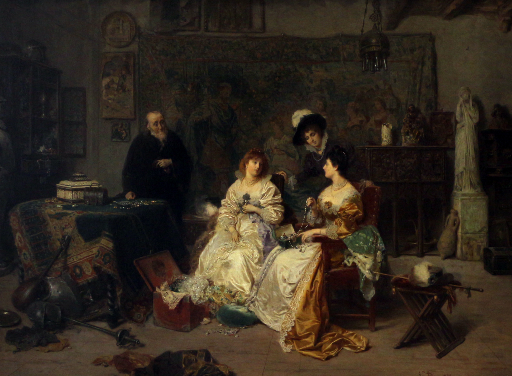 Gerolamo_induno,_un_antoquario,_