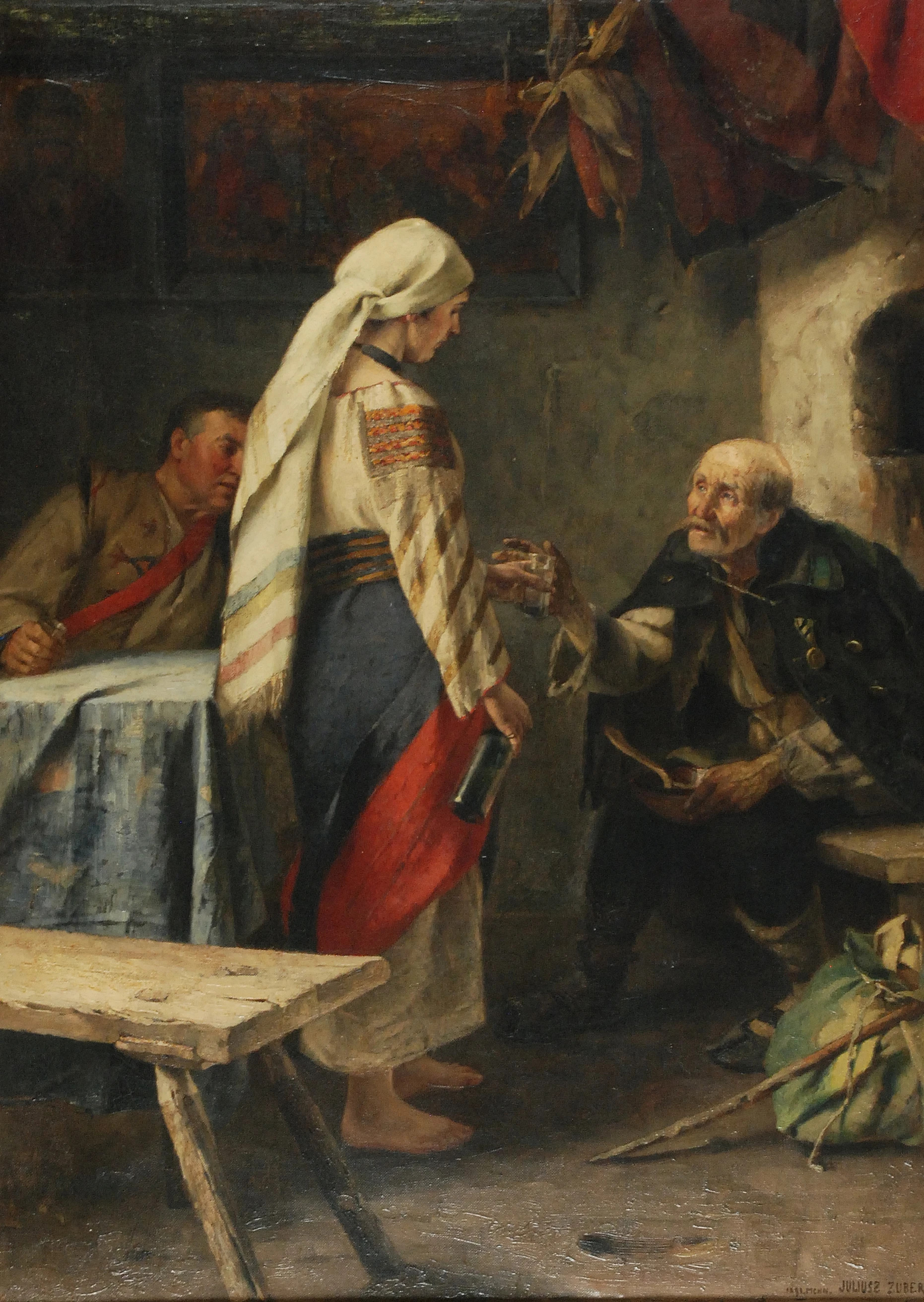 julius-zuber-w-huculskiej-chacie