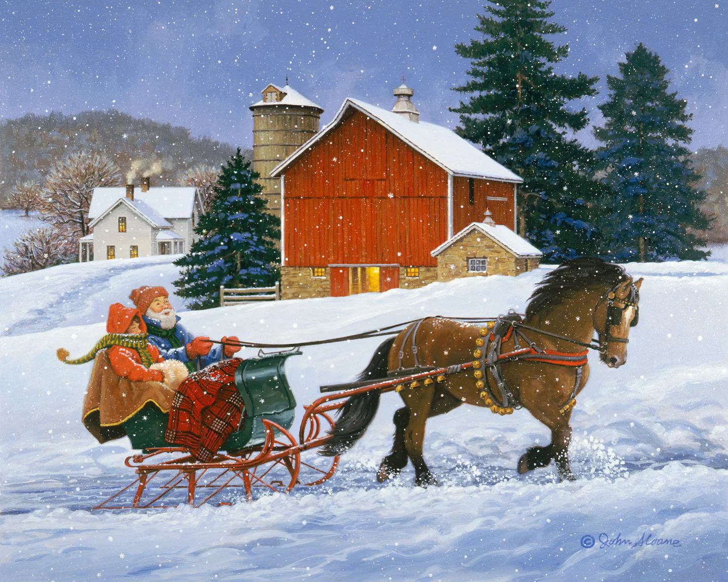 DashingThroughtheSnowbyJohnSloan