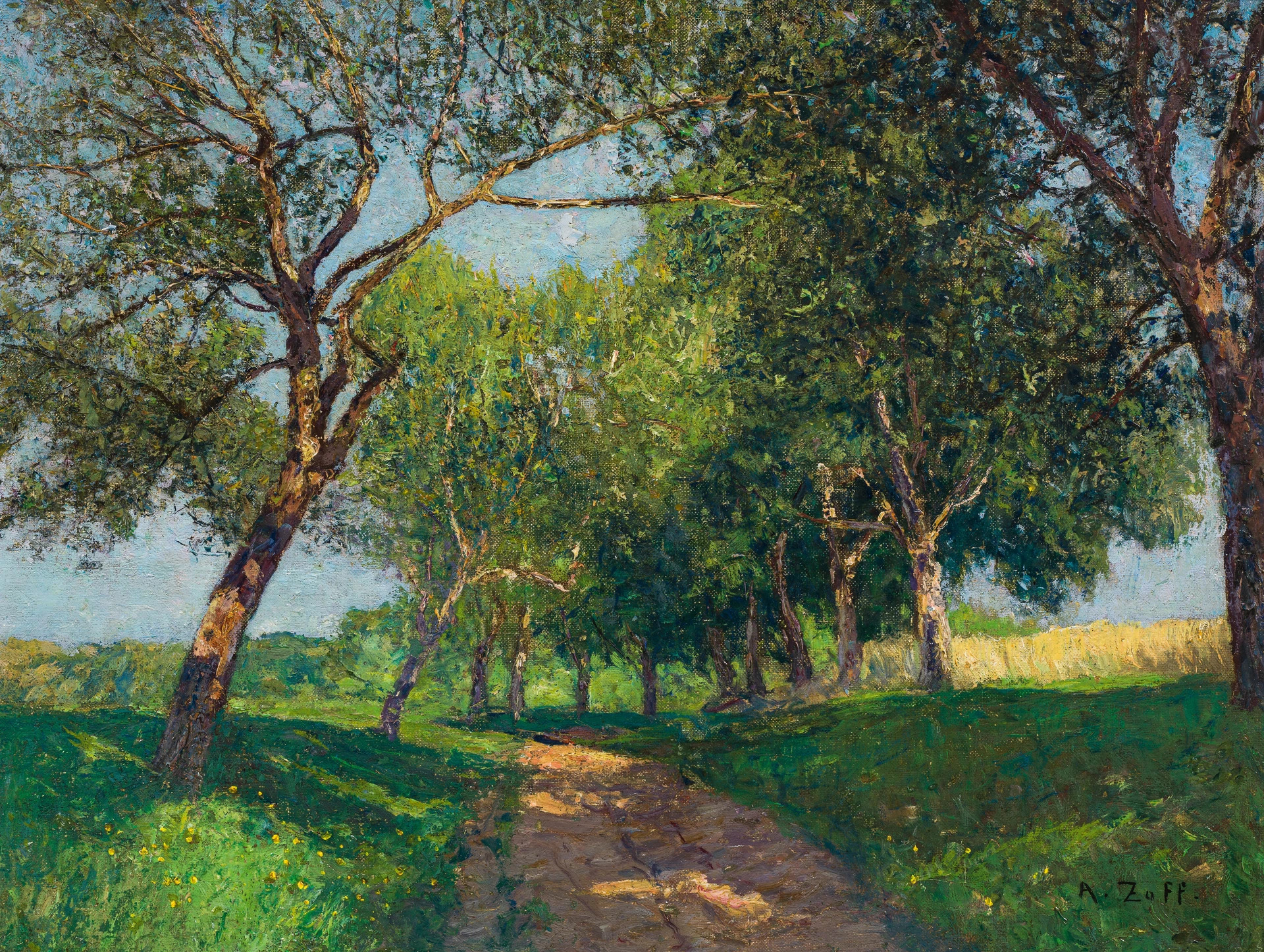 alfred-zoff-sunny-summer-day-in-