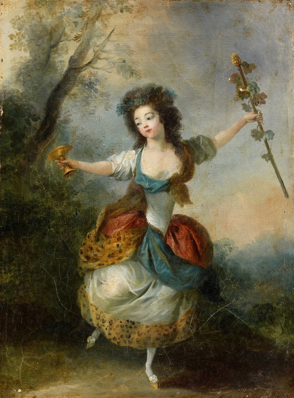 4 Молодая женщина с вакхическим жезлом (Jeune femme au thyrse)_31 х