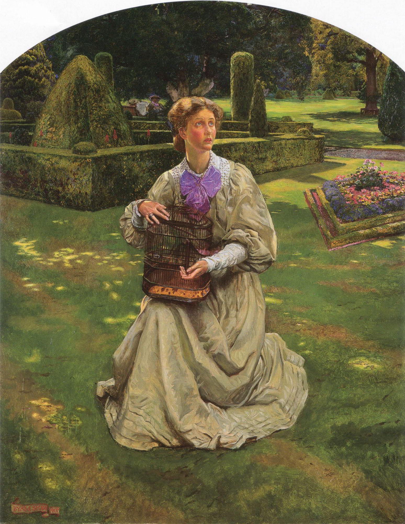 The-Caged-Bird-by-John-Byam-Liston-Shaw