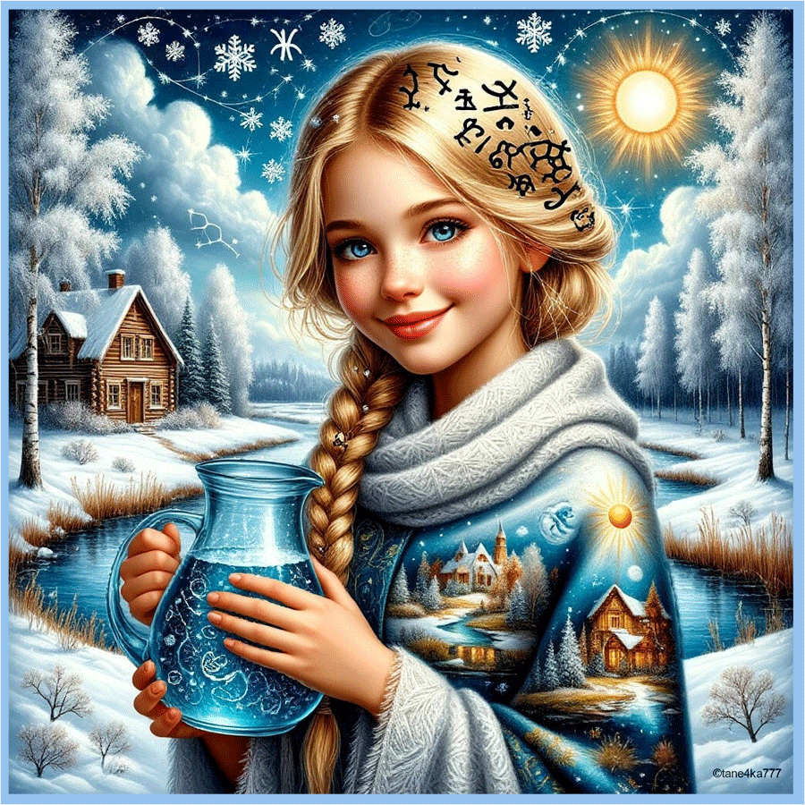 Коллаж от tane4ki 777 "Водолей"