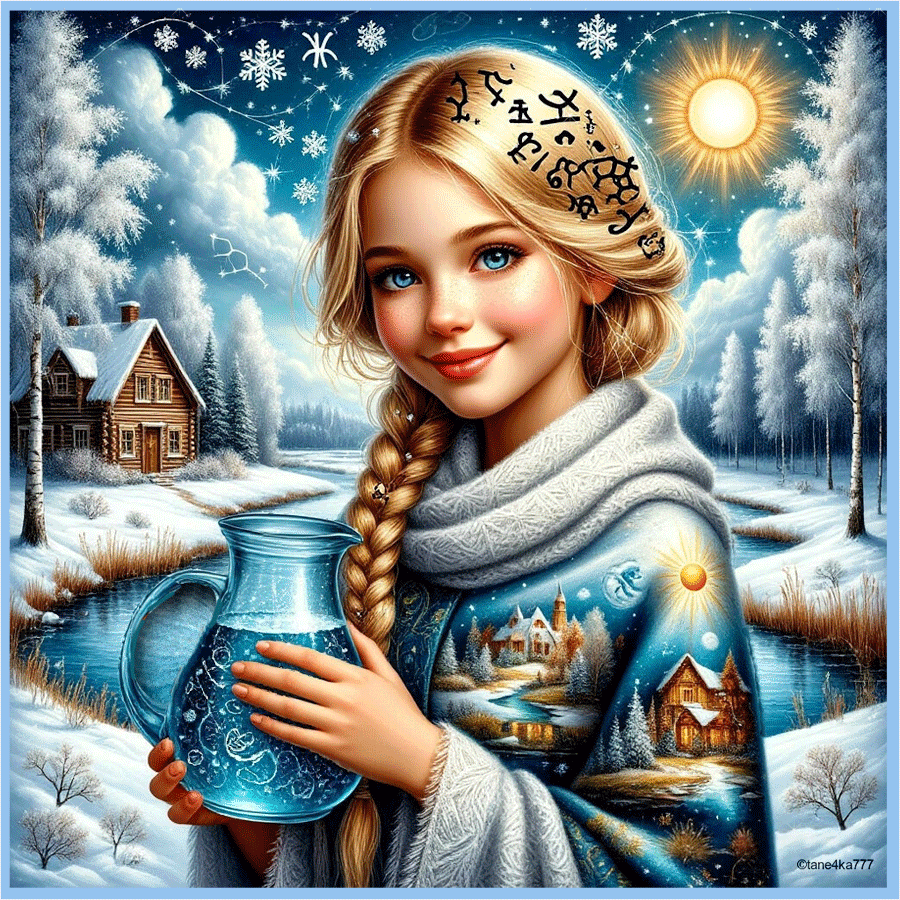 Коллаж от tane4ki 777 "Водолей"