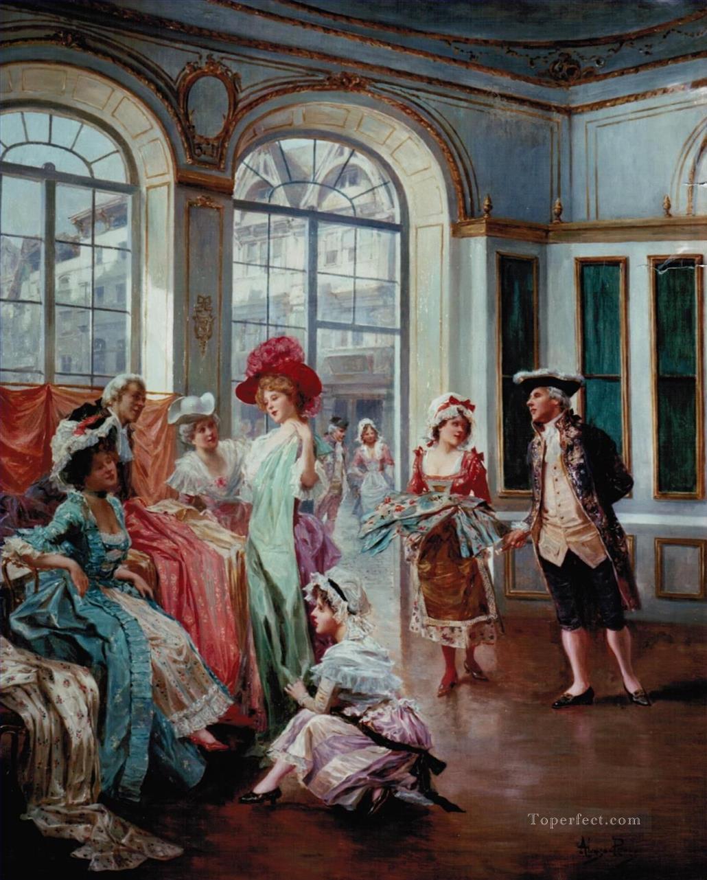 9-ladies-dressmaking-Spain-Bourbon-Dynasty-Mariano-Alonso-Perez