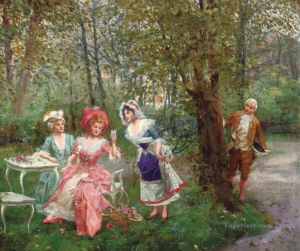 7-woman-reading-message-from-him-Spain-Bourbon-Dynasty-Mariano-Alonso-Perez