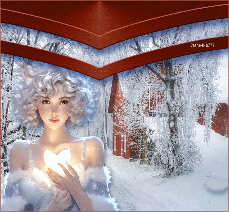Коллаж от tane4ki 777 "Зимняя любовь"