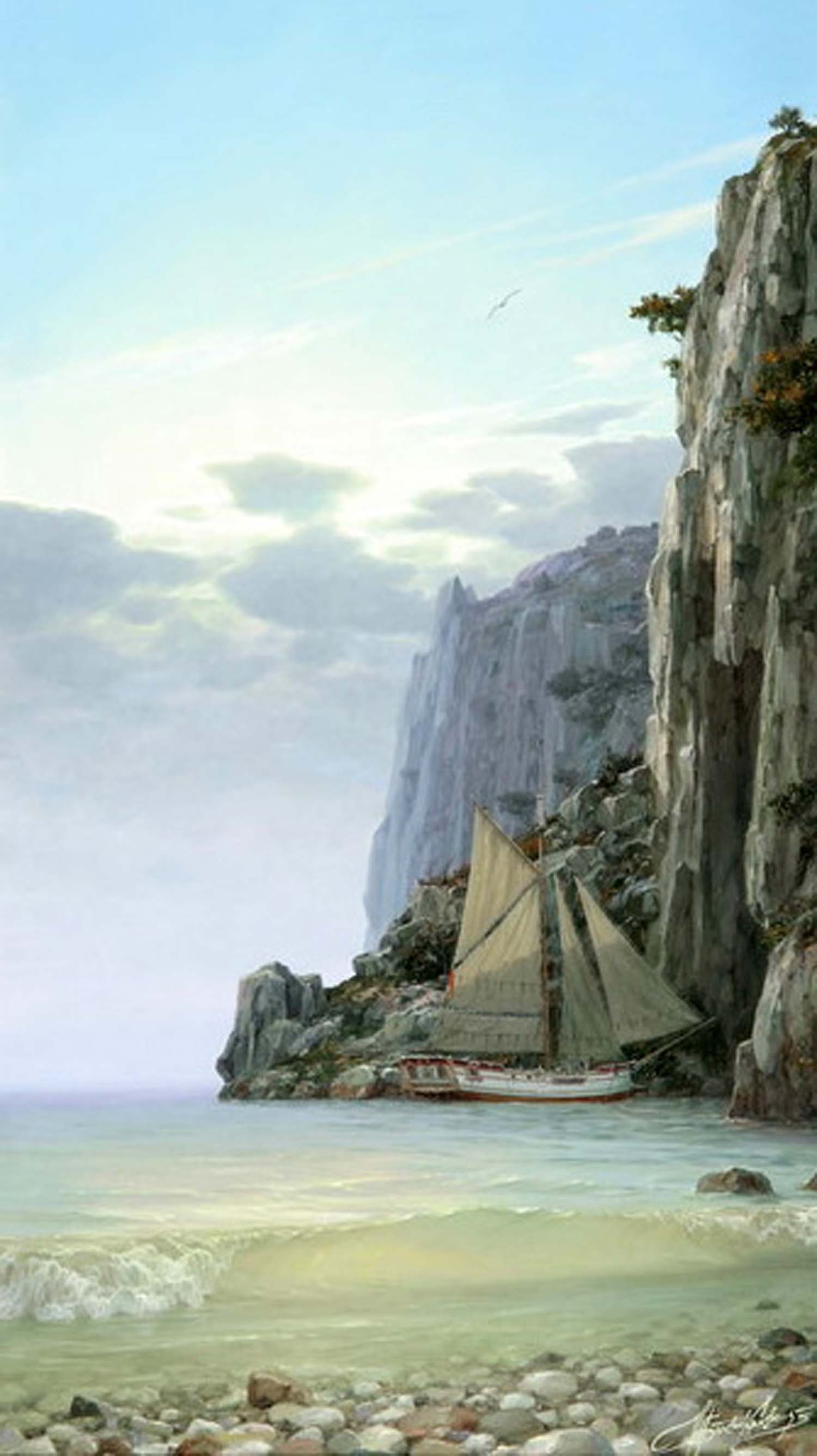 Chernenko-056-ship_sea_rock-b