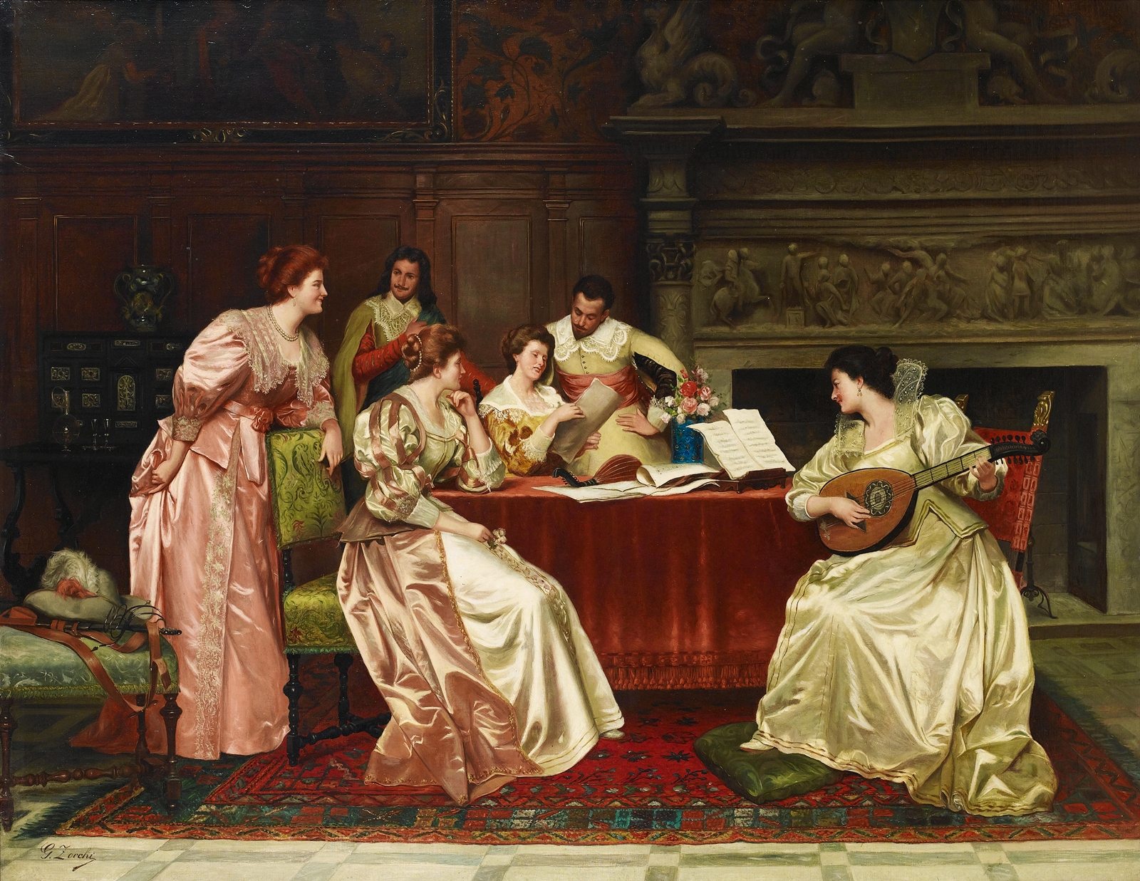 Guglielmo ZOCCHI (1874-1920)-Catherine La Rose (25)