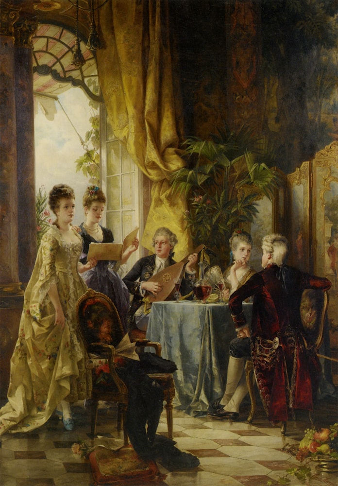 Herpfer_Carl_A_Musical_Evening_Oil_on_Canvas-huge