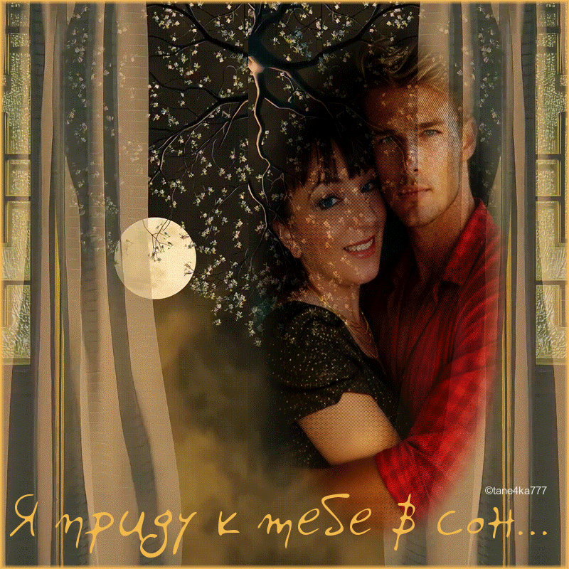 Коллаж от tane4ki 777 "Я приду к тебе в сон"