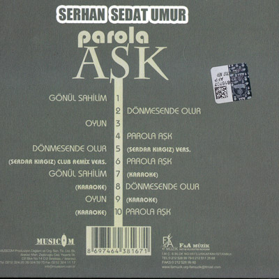 Serhan Sedat Umur - Parola Aşk (2012)-1