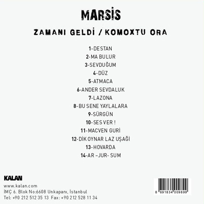 Marsis - Zamanı Geldi & Komoxtu Ora (2012)-1