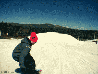 Snowboardbackflipswitch