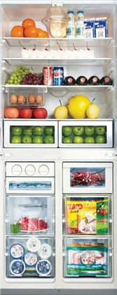 продукты в холодильнике