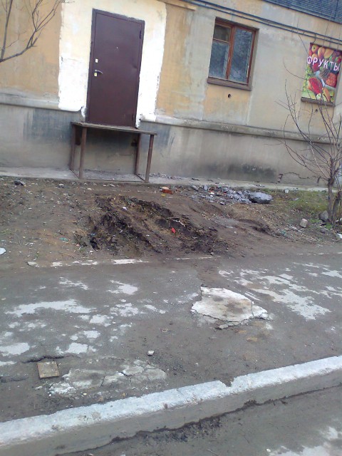 Место разгрузки на М-Сибиряка