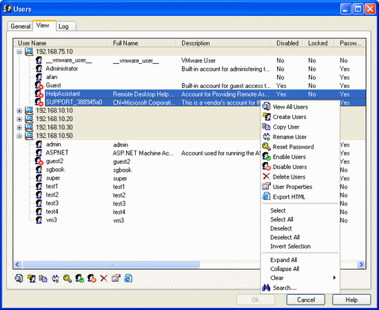 Users,View