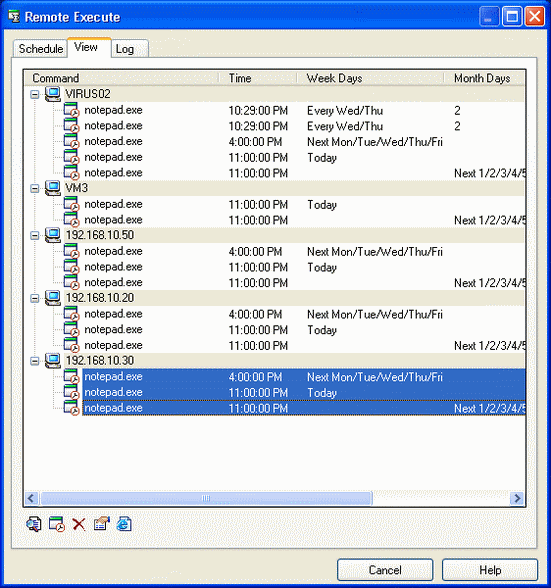 RemoteExecute,View