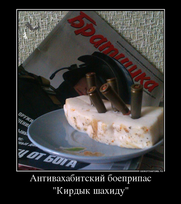 Антивахабитский боеприпас "Кирдык шахиду"