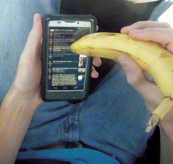 Смартфон + банан