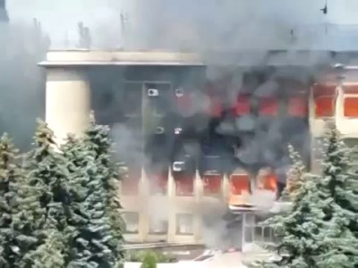 Дзержинск - пожар в ОГА