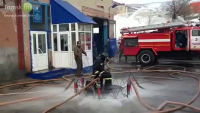 Полёт пожарного!