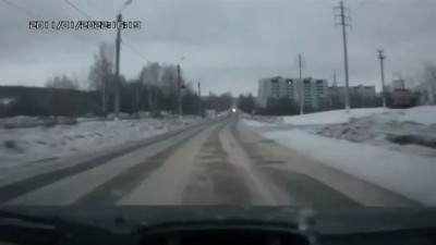 Зимний Байкер - ДТП Winter biker - accident