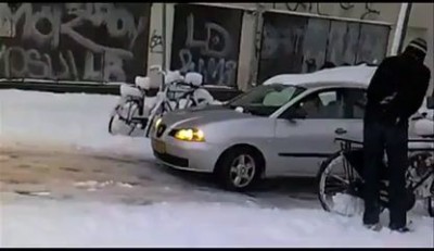 Зима и машины