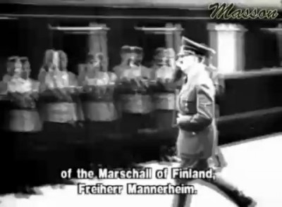 Маршал Маннергейм наносит ответный визит Гитлеру