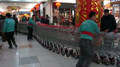 Китайская транспортировка тележек