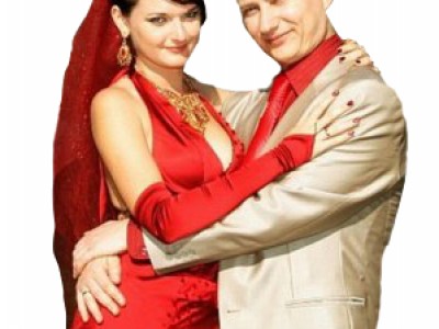 Романтический фон на свадебном фото