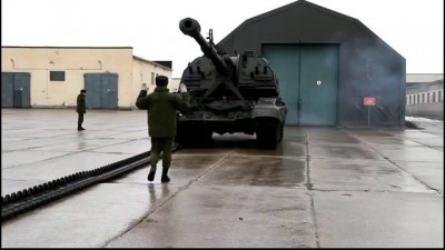 How to change tank tracks in Russia !