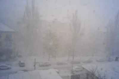 Симферополь снег