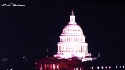 Beam Of Light Registered By a Camera Live Stream of U S Capitol, 3 Aliens?