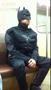 Бэтмен в московском метро