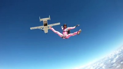 Daphny Morali wish to be a world champion skydiver