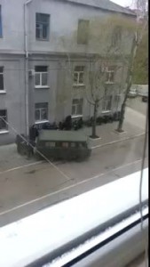Славянск (Донецкая область) захват отдела милиции!!! 12 апреля 2014
