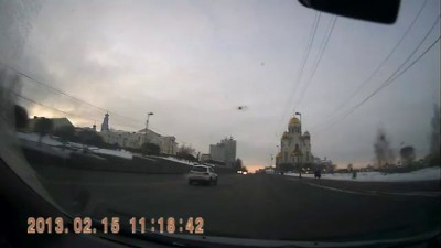 Метеорит над Екатеринбургом