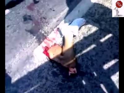 Тормознул ногой немного ...