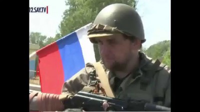 Интервью добровольца из России на блокпосту в Луганской области